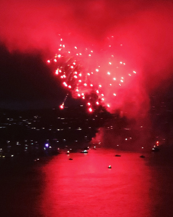 Sausalito fireworks The Devil has landed