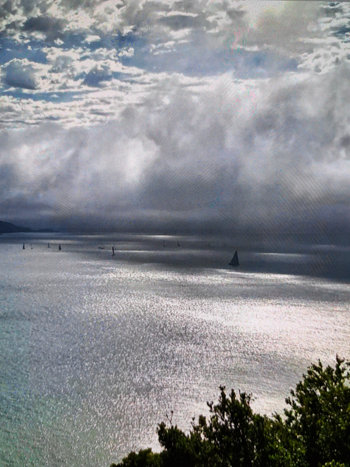 See the sailboats?